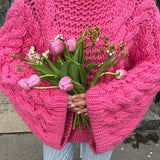 Warmer Strickpullover aus dicker Maschenware – Produktansicht 6