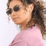 Eckige Sonnenbrille mit klarer Linienführung – Produktansicht 4