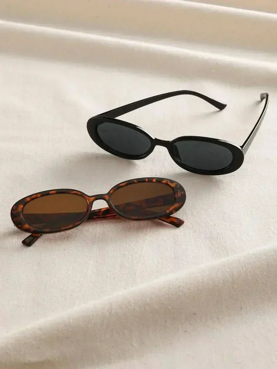 Retro-Sonnenbrille mit ovaler Linie – Produktansicht 9