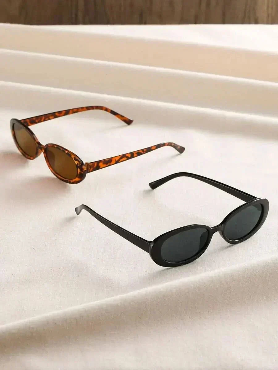 Retro-Sonnenbrille mit ovaler Linie – Produktansicht 8