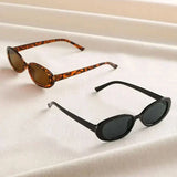 Retro-Sonnenbrille mit ovaler Linie – Produktansicht 8