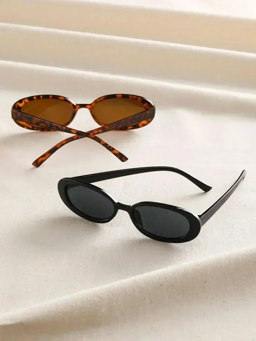 Retro-Sonnenbrille mit ovaler Linie – Produktansicht 7