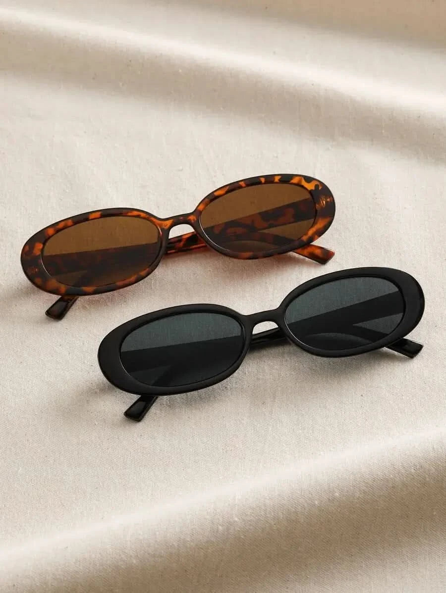 Retro-Sonnenbrille mit ovaler Linie – Produktansicht 5