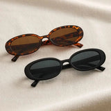 Retro-Sonnenbrille mit ovaler Linie – Produktansicht 5