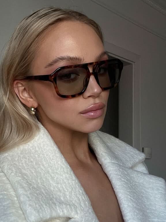Sonnenbrille mit ovaler Fassung im Vintage-Stil – Produktansicht 10