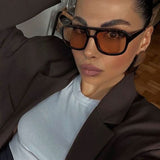 Sonnenbrille mit ovaler Fassung im Vintage-Stil – Produktansicht 13