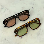 Sonnenbrille mit ovaler Fassung im Vintage-Stil – Produktansicht 8