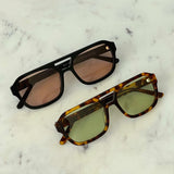 Sonnenbrille mit ovaler Fassung im Vintage-Stil – Produktansicht 8