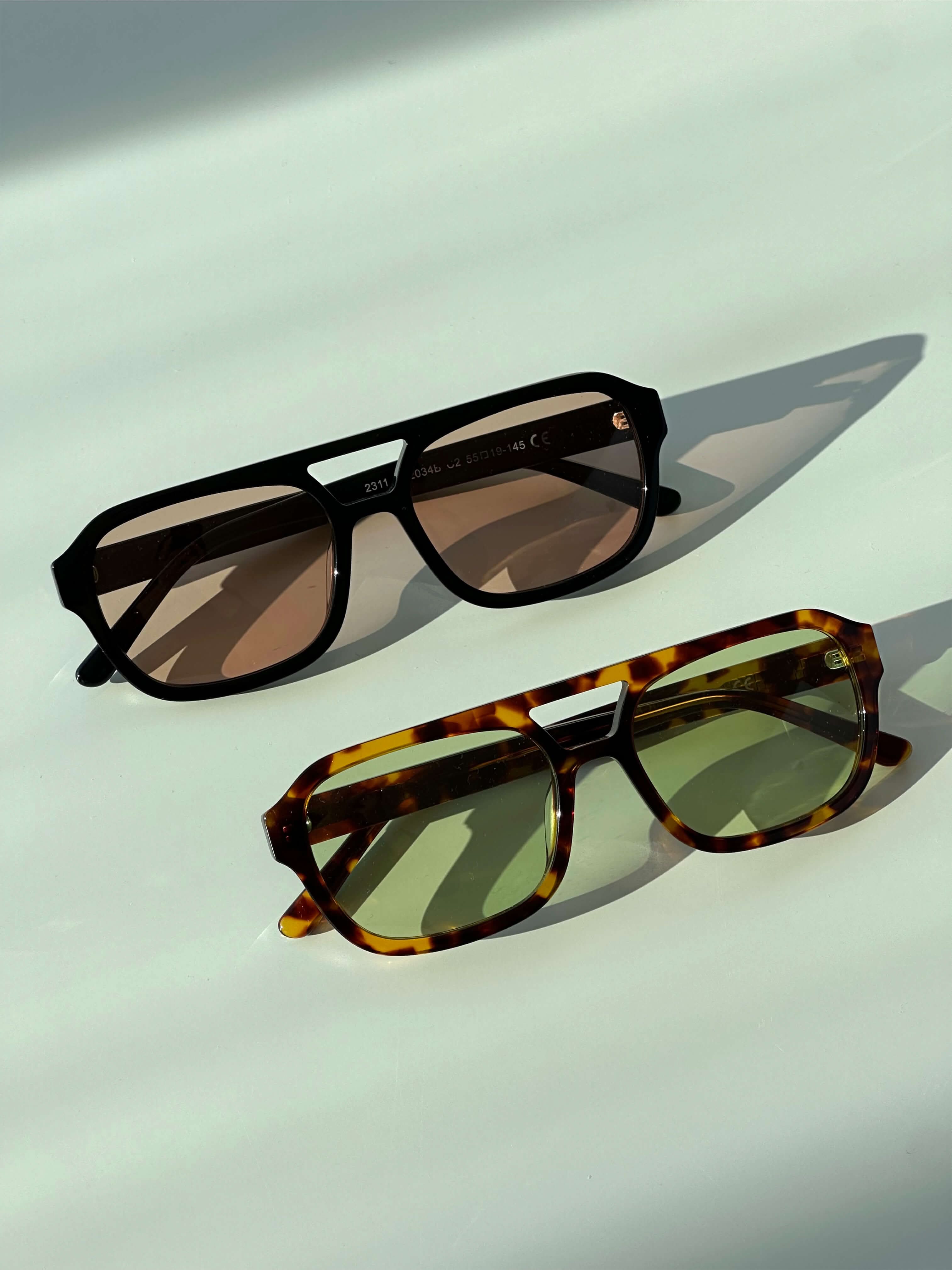 Sonnenbrille mit ovaler Fassung im Vintage-Stil – Produktansicht 5