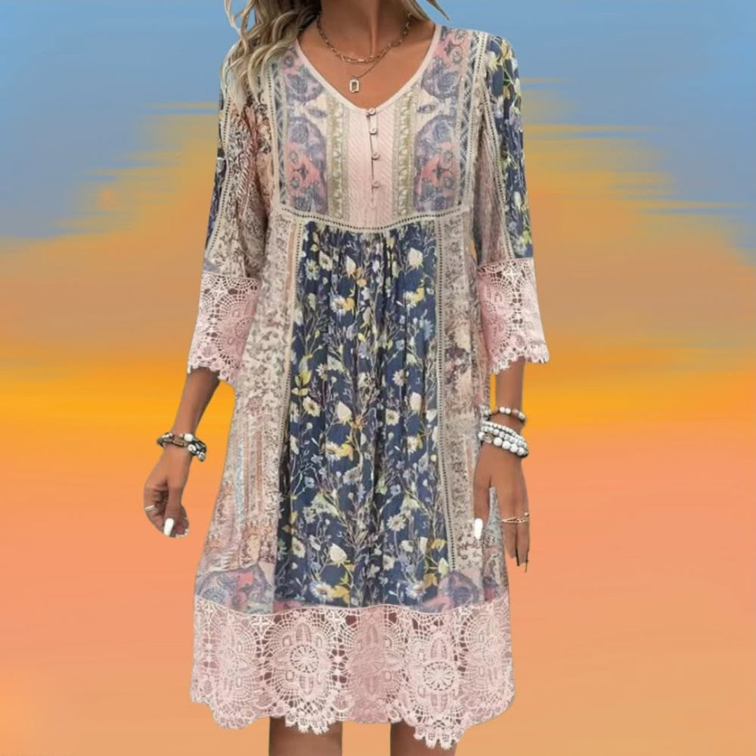 Bequemes Midikleid im Boho-Look – Produktansicht 3