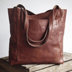 Klassische Handtasche aus Leder – Produktansicht 3