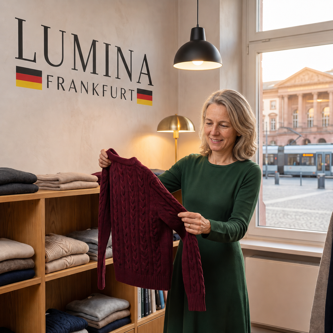 Lumina Frankfurt Geschäft – Innenansicht