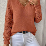 Zeitloser Pullover mit elegantem V-Ausschnitt – Produktansicht 6