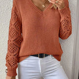 Zeitloser Pullover mit elegantem V-Ausschnitt – Produktansicht 6