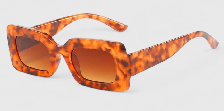 Sonnenbrille mit UV400-Gläsern und klarer Form – Produktansicht 18
