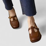 Bequeme Mary-Jane-Schuhe mit T-Riemen – Produktansicht 3