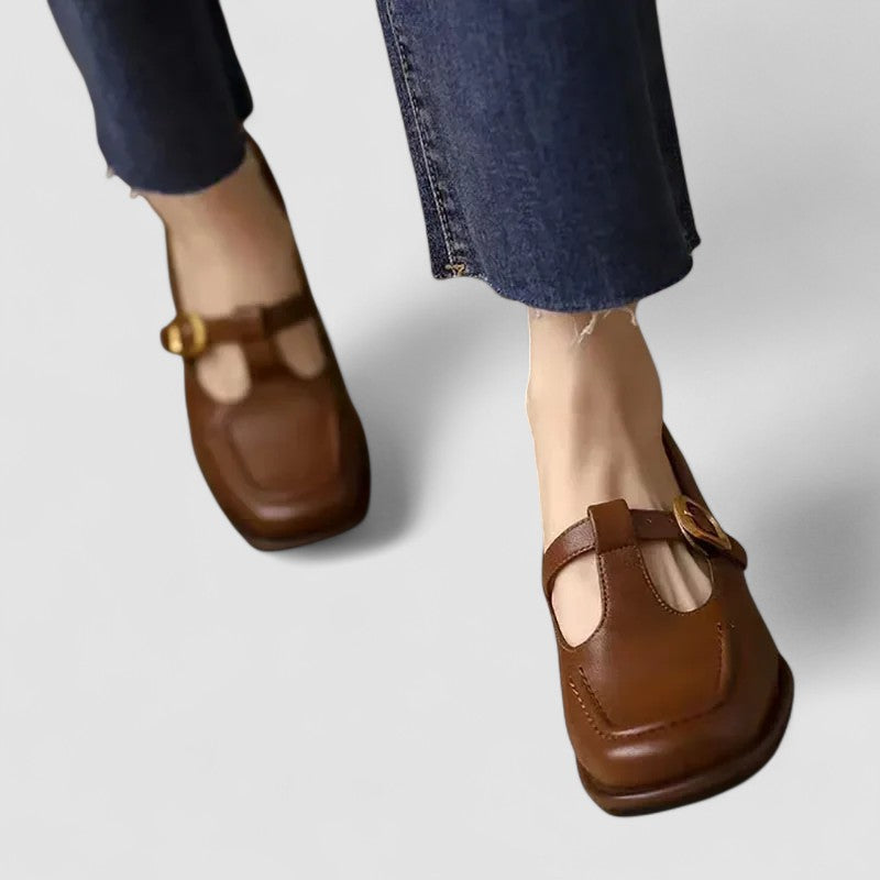Bequeme Mary-Jane-Schuhe mit T-Riemen – Produktansicht 3