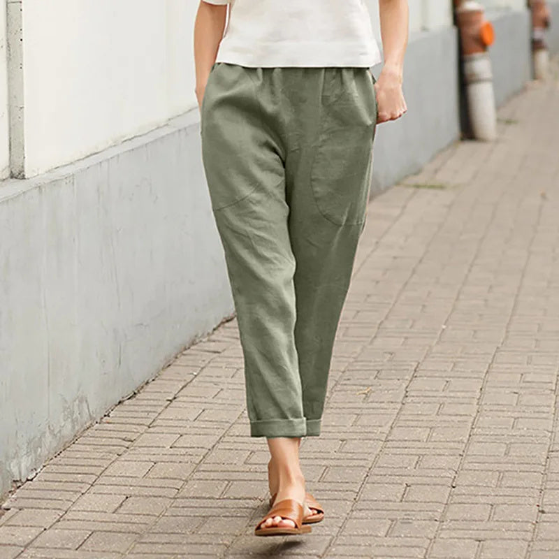 Bequeme weite Hosen mit Taschen – Produktansicht 3