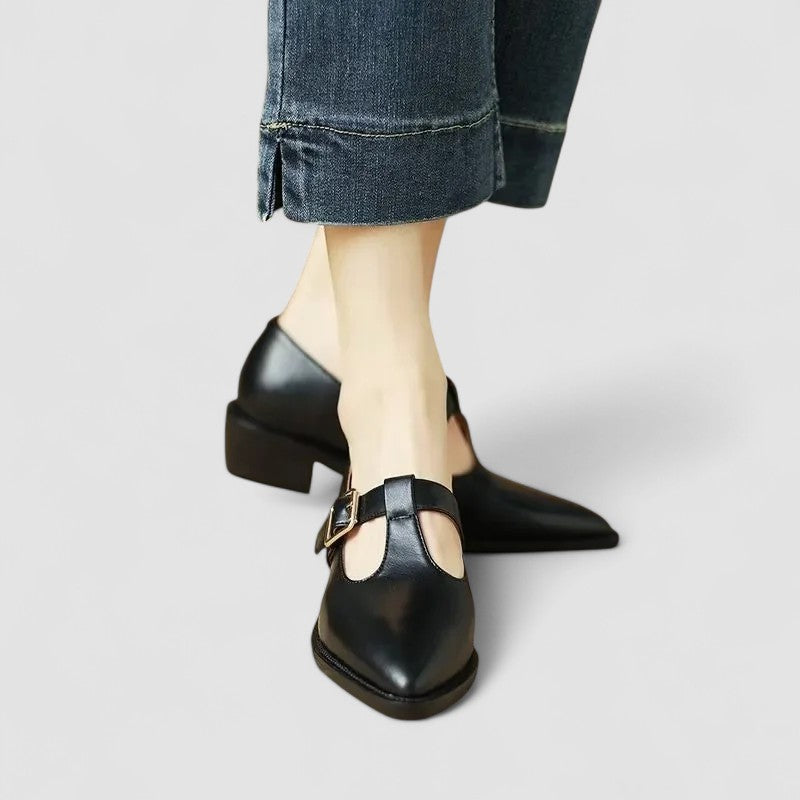 Bequeme Mary-Jane-Schuhe mit Blockabsatz – Produktansicht 5