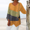 Lässige Bluse mit V-Ausschnitt – Produktansicht 3