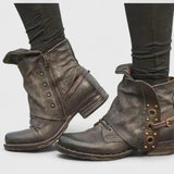 Bequeme Stiefel mit weicher Dämpfung in Wickeloptik – Produktansicht 2