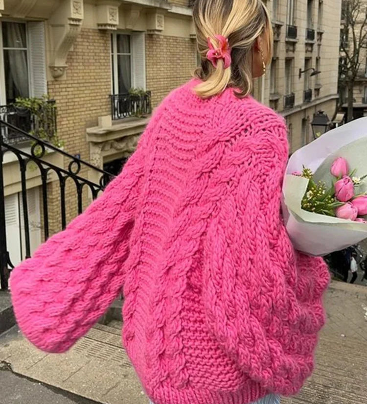 Warmer Strickpullover aus dicker Maschenware – Produktansicht 5