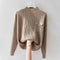 Eleganter Pullover mit Stehkragen aus Rippstrick – Produktansicht 3