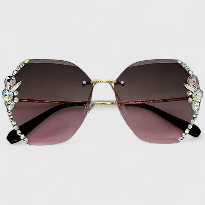 Stilvolle Sonnenbrille für jeden Anlass mit funkelnden Details – Produktansicht 11
