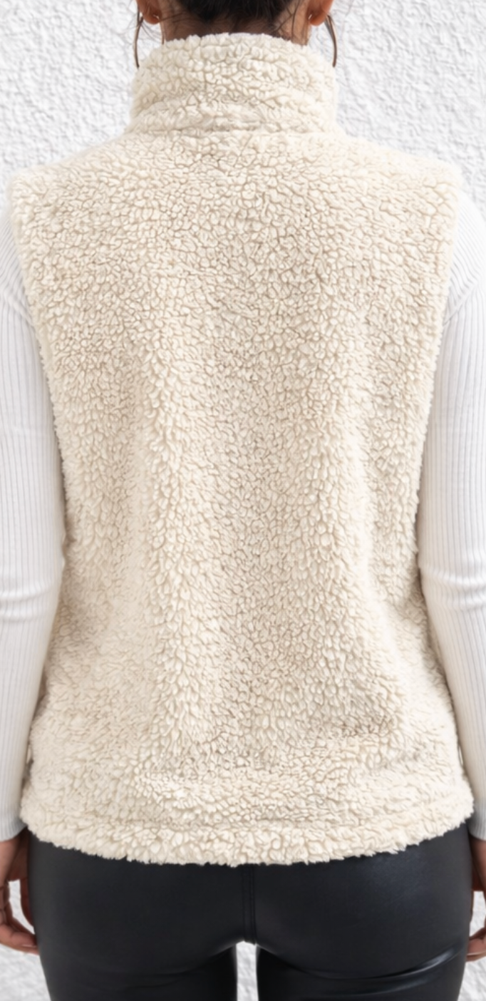 Ärmellose Teddyweste für Damen – Produktansicht 6