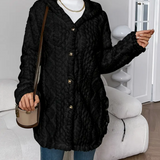 Strickjacke mit Kapuze und Zopfmuster – Produktansicht 14
