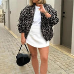 Bomberjacke mit Leopardenmuster – Produktansicht 1