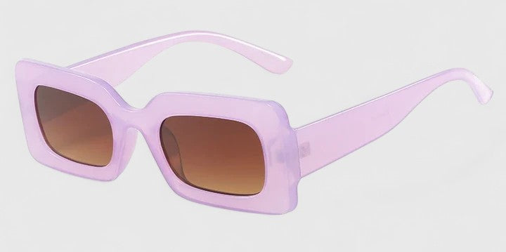 Sonnenbrille mit UV400-Gläsern und klarer Form – Produktansicht 22