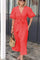 Elegantes Midikleid mit V-Ausschnitt – Produktansicht 5