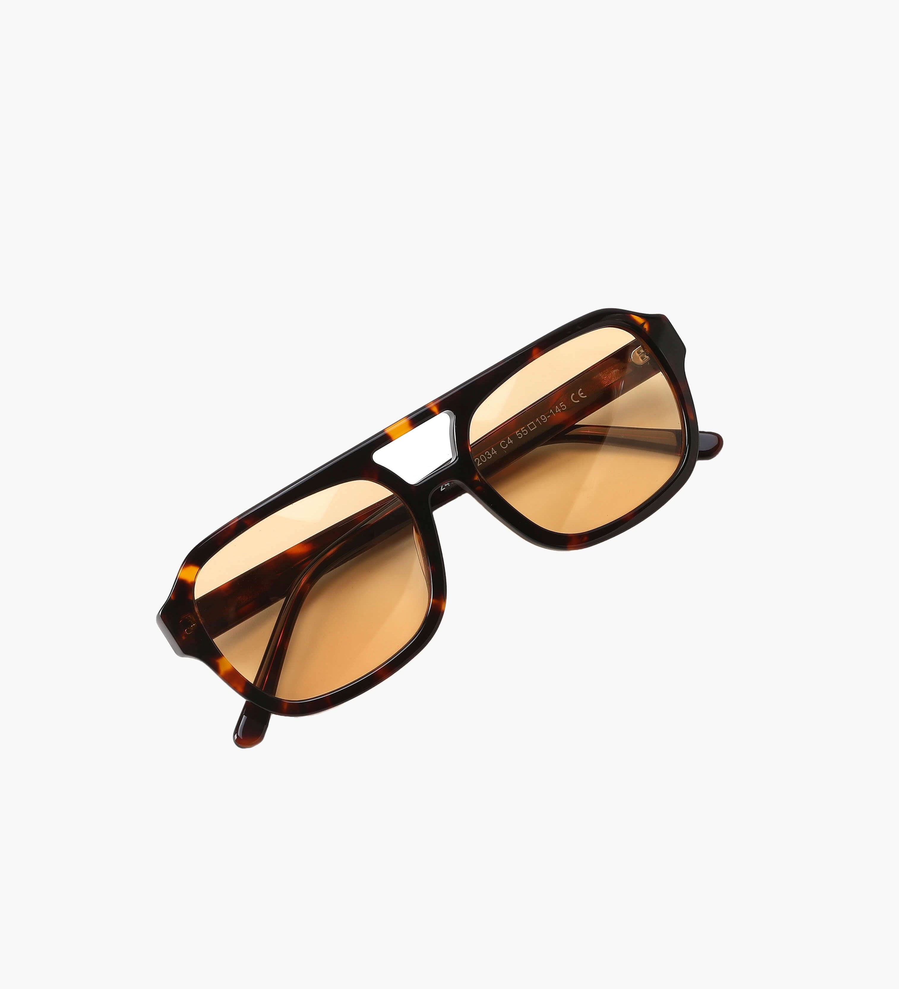 Sonnenbrille mit ovaler Fassung im Vintage-Stil – Produktansicht 3