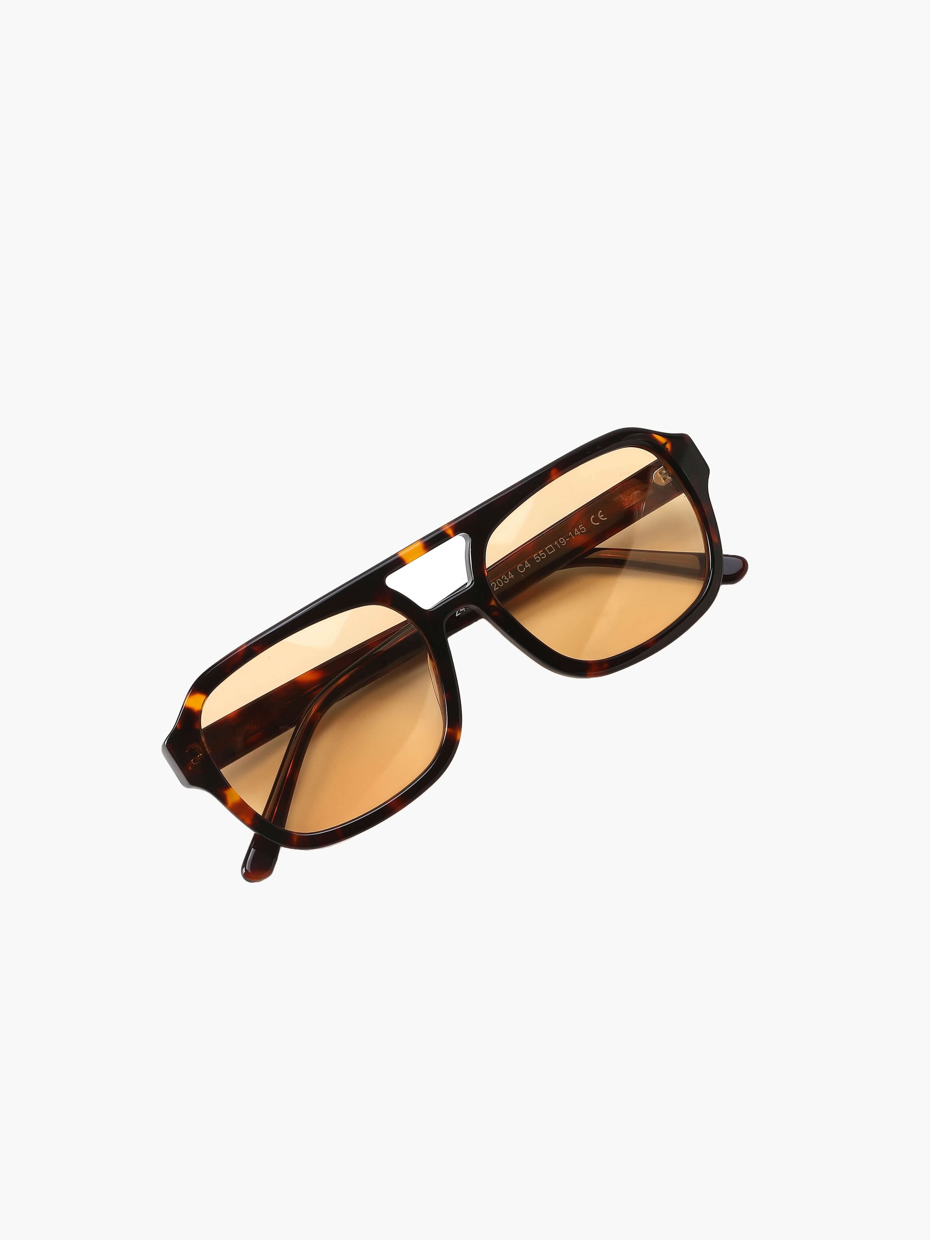 Sonnenbrille mit ovaler Fassung im Vintage-Stil – Produktansicht 3
