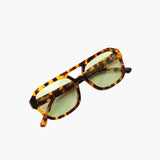 Sonnenbrille mit ovaler Fassung im Vintage-Stil – Produktansicht 1