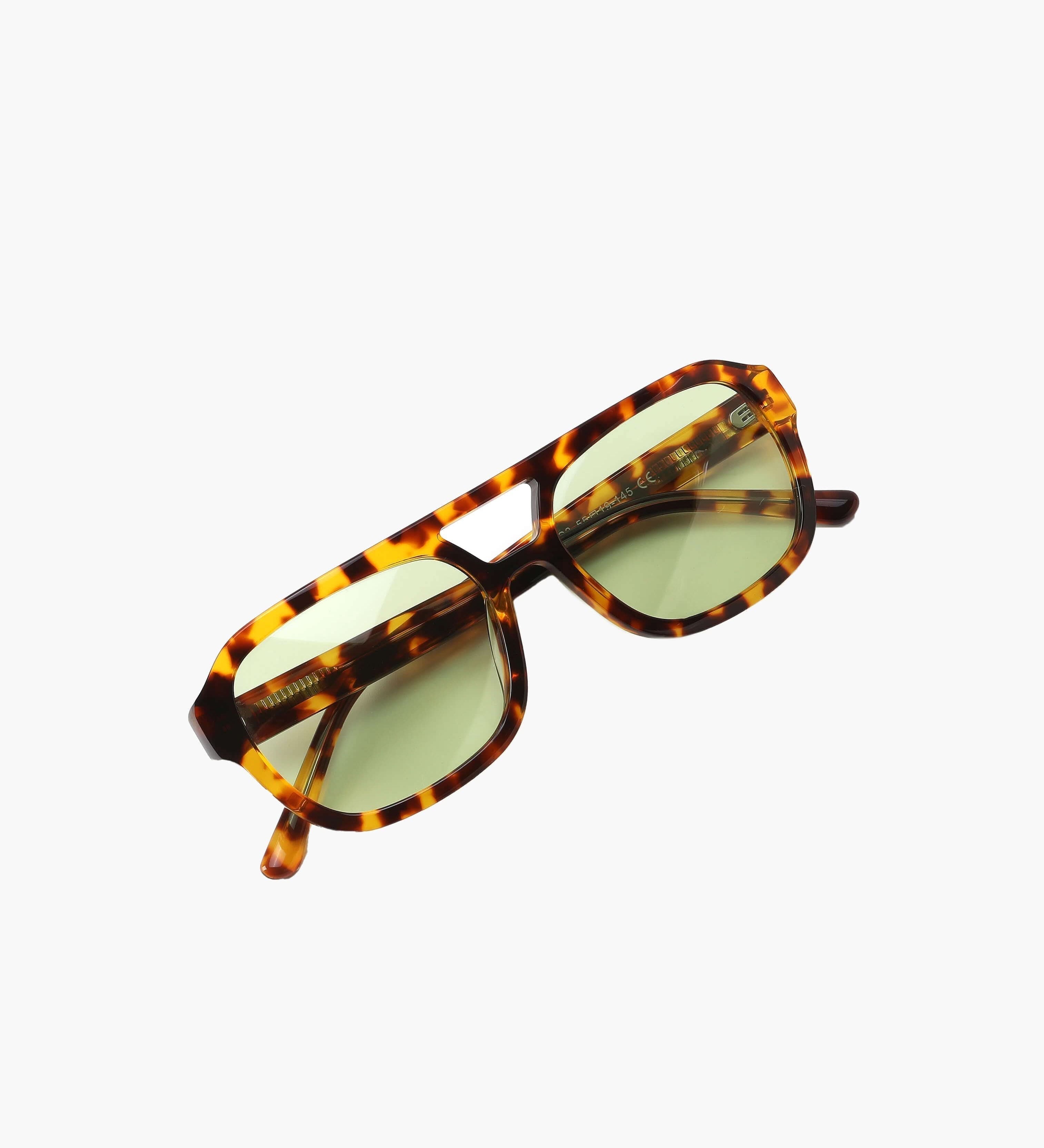 Sonnenbrille mit ovaler Fassung im Vintage-Stil – Produktansicht 1