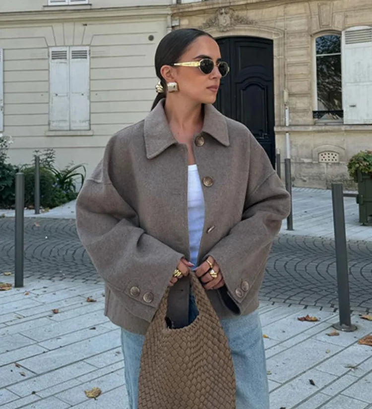 Übergroße Jacke für Damen – Produktansicht 2