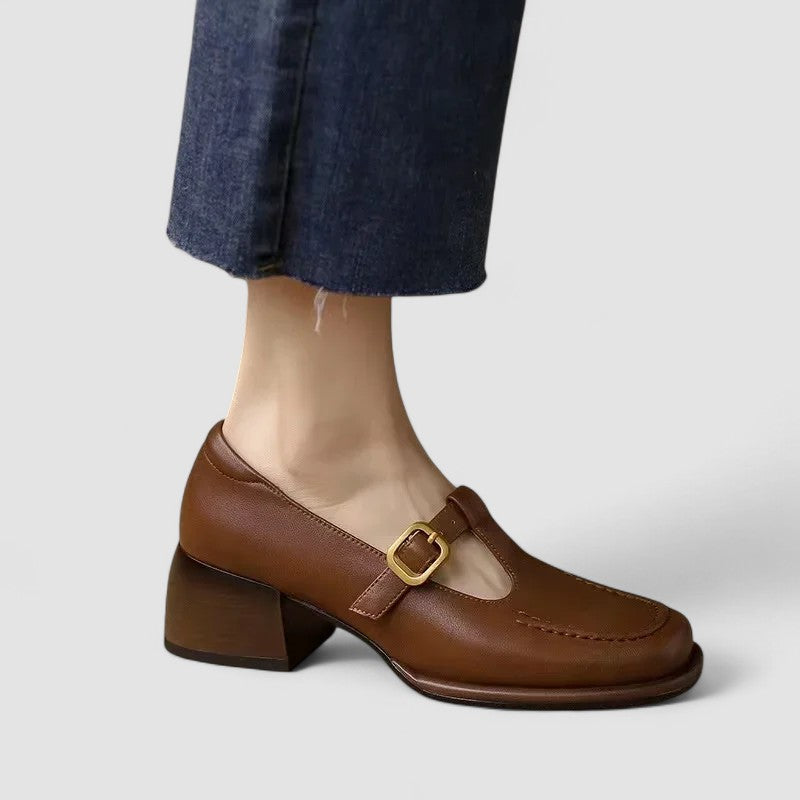 Bequeme Mary-Jane-Schuhe mit T-Riemen – Produktansicht 2
