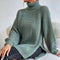 Trendiger gestrickter Rollkragenpullover – Produktansicht 5