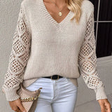 Zeitloser Pullover mit elegantem V-Ausschnitt – Produktansicht 4