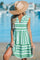 Bequemes Sommerkleid mit geometrischem Muster – Produktansicht 1
