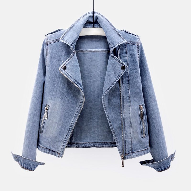 Stilvolle Damen-Jeansjacke – Produktansicht 1