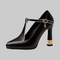 Bequeme Pumps mit weicher Dämpfung mit Blockabsatz – Produktansicht 1