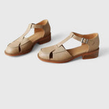 Bequeme Mary-Jane-Sandalen in Wickeloptik – Produktansicht 10