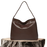 Glänzende Handtasche aus Leder – Produktansicht 1
