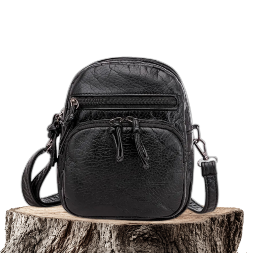 Elegante Ledertasche in schlichter Optik – Produktansicht 1