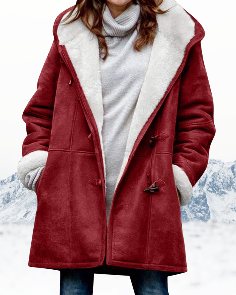Langer Wintermantel mit Fleecefutter – Produktansicht 4