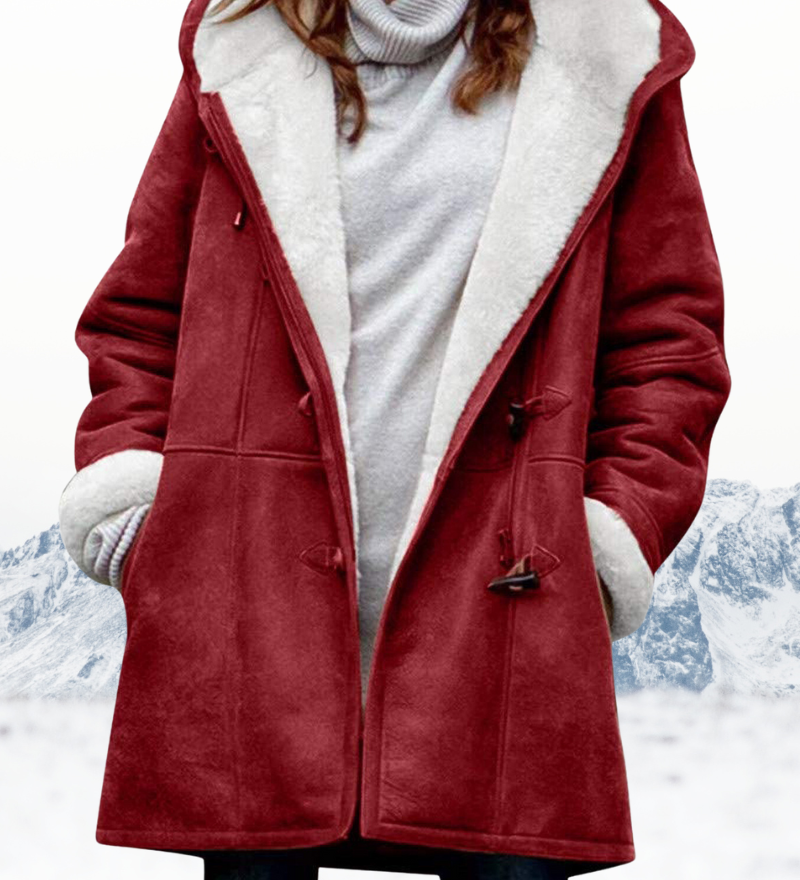 Langer Wintermantel mit Fleecefutter – Produktansicht 4