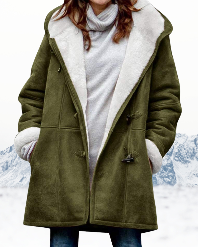 Langer Wintermantel mit Fleecefutter – Produktansicht 5